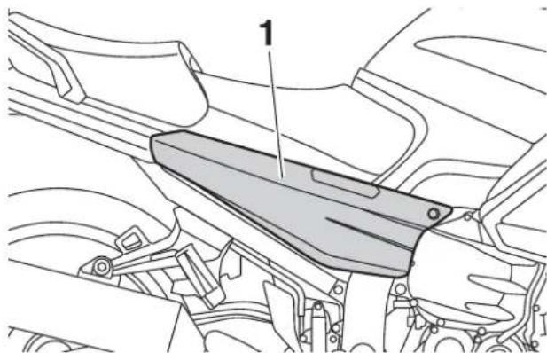 YAMAHA FJR1300AS (2014) - A panelek le és felszerelése - 3