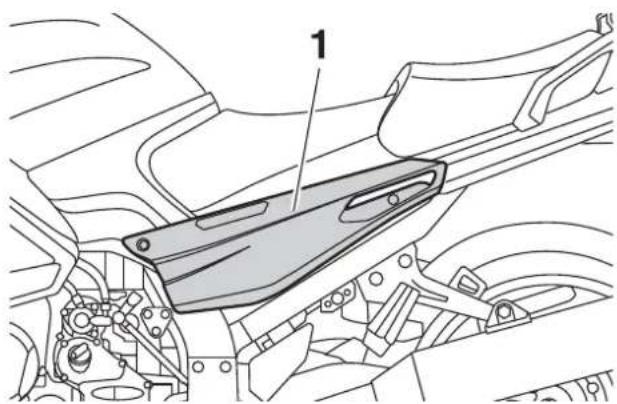 YAMAHA FJR1300AS (2013) - A panelek le és felszerelése - 2