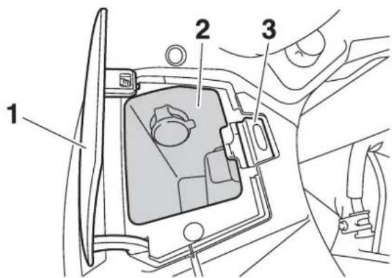 YAMAHA FJR1300AS (2013) - A kesztyütartó nyitása - 1