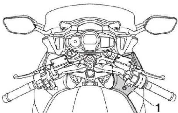 YAMAHA FJR1300AS (2013) - A panelek le és felszerelése - 1