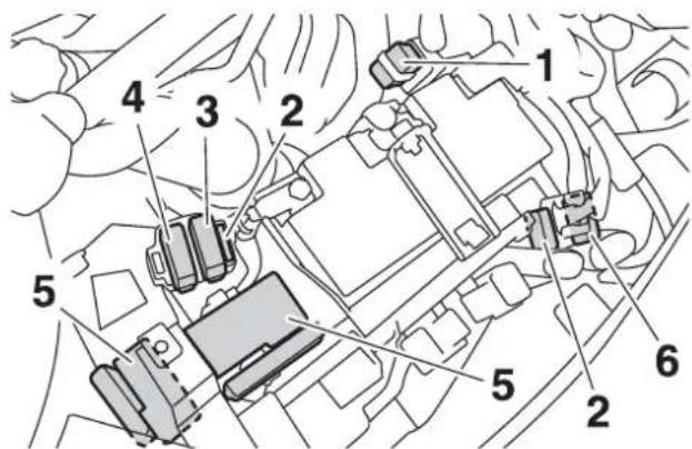 YAMAHA FJR1300AS (2013) - Biztosítékcsere - 1