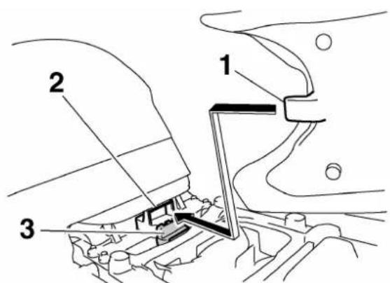 YAMAHA FJR1300AS (2013) - A vezetőülés magasságának átállítása a magas helyzetbe - 4