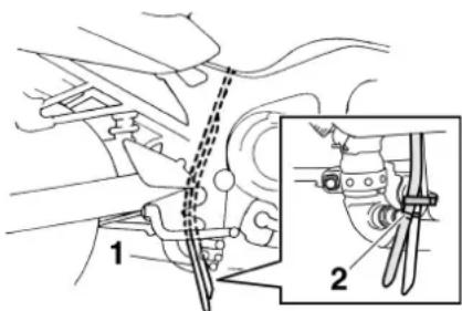 YAMAHA FZ6-N (2007) - Az üzemanyagtartály szellőző tömlője - 1