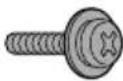 PANASONIC GX700B - Ⓐ Asse bl8 screw (4) - 1