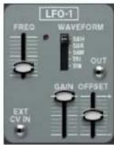 ROLAND System-100 Plug-Out - LFO-1 / LFO-2 (LOW FREQUENCY OSCILLATOR) - 1