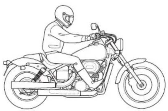 Honda Shadow Slasher VT400 (2001) - 警告 - 2