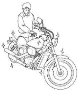 Honda Shadow Slasher VT400 (2001) - 《洗車のしかた》 - 1