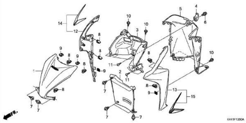 Honda Dio 110 (2015) - フューエルホース/チューブとビニールチューブ、および一般用チューブの使用について - 97
