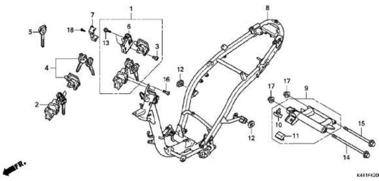 Honda Dio 110 (2015) - フューエルホース/チューブとビニールチューブ、および一般用チューブの使用について - 141
