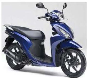 Honda Dio 110 (2015) - カラー写真とカラーラベルのご利用方法 - 11