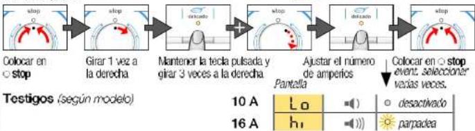 BALAY 3SE939CE - Modificar la potencia de conexión 10/16 amperios - 1