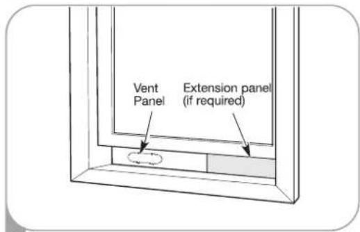 HISENSE AP1022CW1G - Installation In Vertical Sliding Windows - 2