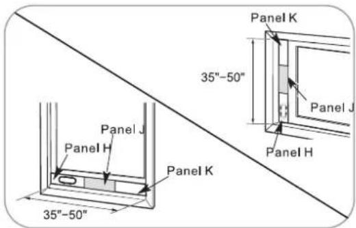 HISENSE AP1022CW1G - Window Vent Panel And Extensions - 6