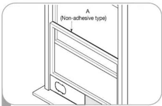 HISENSE AP1022CW1G - Installation In Vertical Sliding Windows - 3