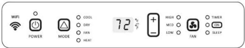HISENSE AP1022CW1G - Control panel - 1