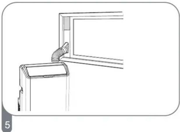 HISENSE AP1222CW1W - Installation In Horizontal Sliding Windows - 5