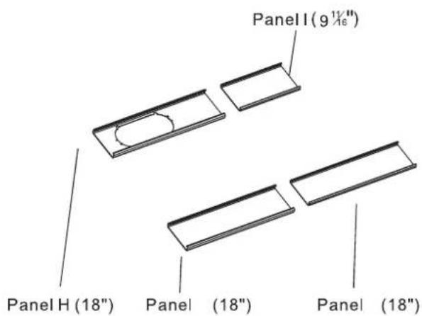HISENSE AP1222CW1W - Window Vent Panel And Extensions - 3