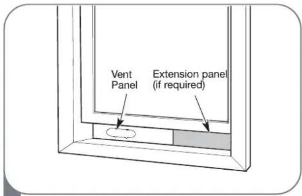 HISENSE AP1222CW1W - Installation In Vertical Sliding Windows - 2