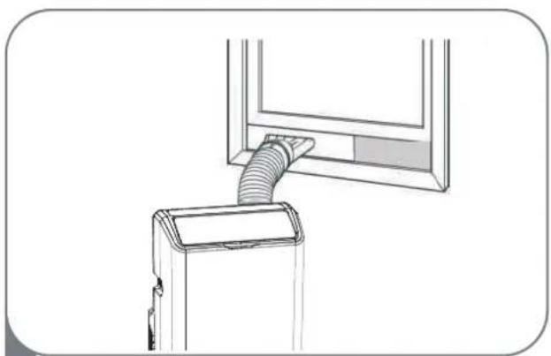 HISENSE AP1222CW1W - Installation In Vertical Sliding Windows - 5