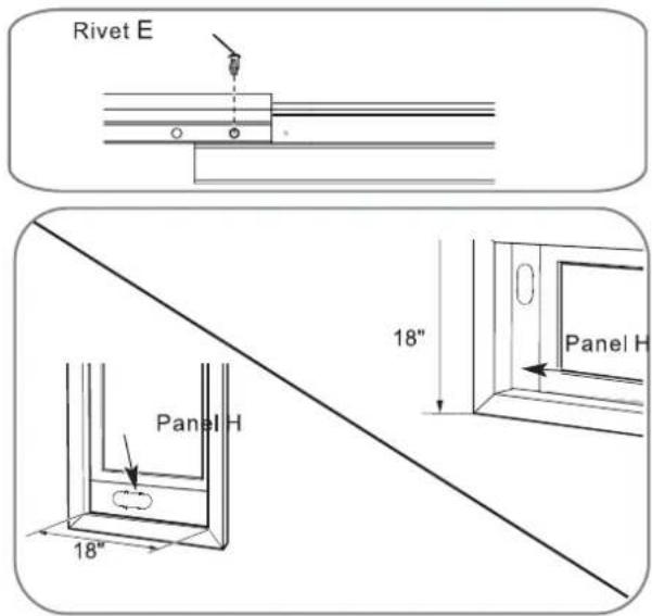 HISENSE AP1222CW1W - Window Vent Panel And Extensions - 1