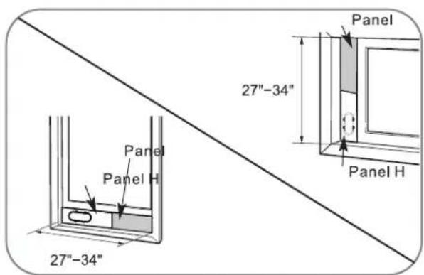 HISENSE AP1222CW1W - Window Vent Panel And Extensions - 2