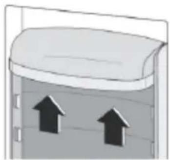 Infiniton RFD-311B - Colocación de los balcones de la puerta - 1