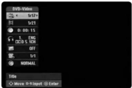 LG RH1989P2 - Zobrazenie informácie o disku na obrazovke - 2