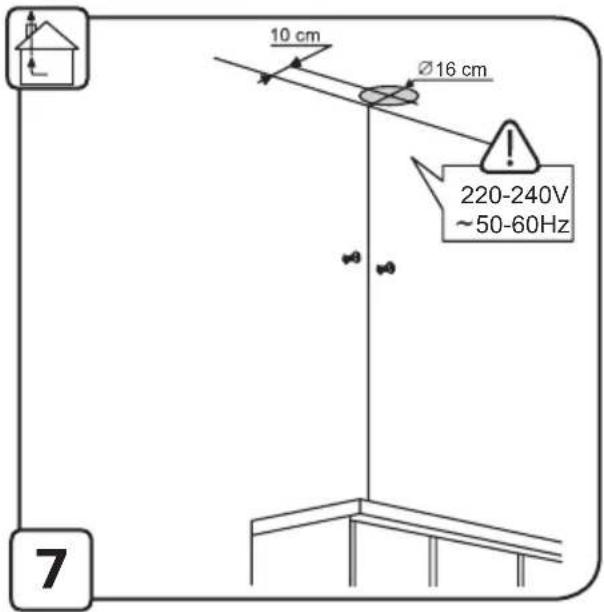10 cm Ø16 cm 220-240V ~50-60Hz 7