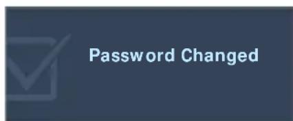 Password Changed
