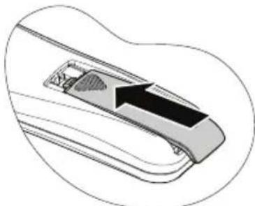 BENQ MP735 - Replacing the remote control battery - 3