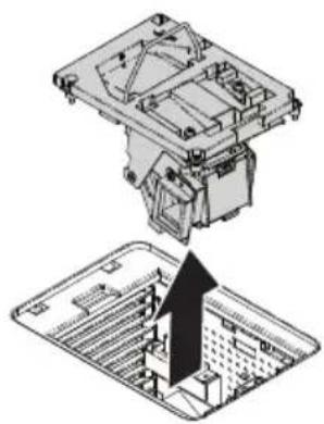 BENQ MP735 - Replacing the lamp - 9