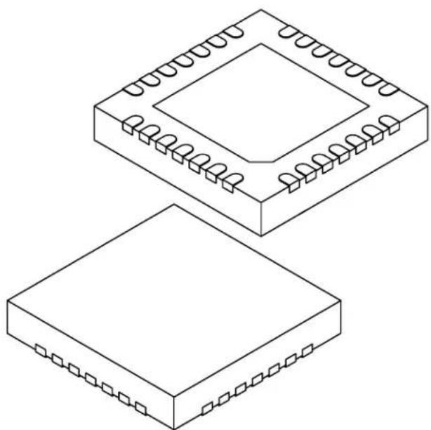 Microchip MCP19116 - 28-Lead Plastic Quad Flat, No Lead Package (MQ) - 5x5x0.9 mm Body [QFN] - 1