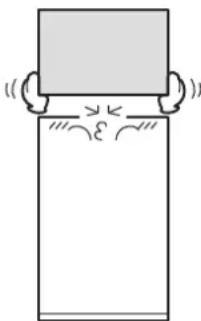 HAIER JQ-F192A - 上に重いものを置かない - 2