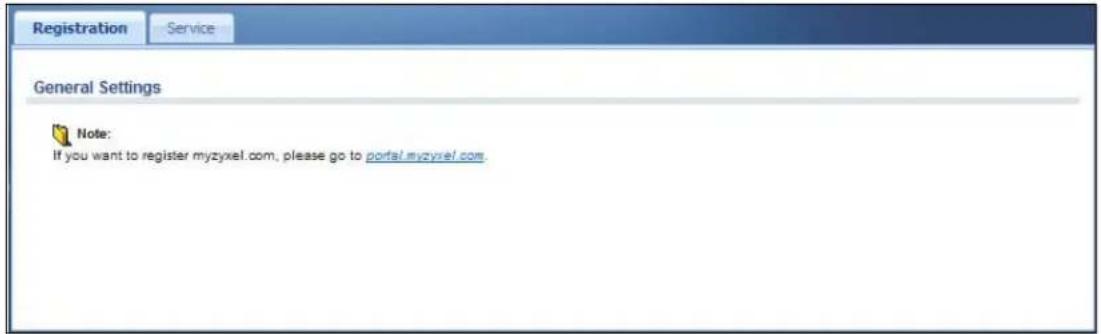 ZYXEL iCard 300U UAG5100 - Registration Screen - 1