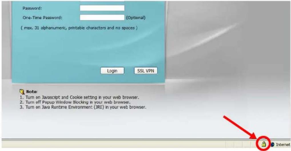 ZYXEL iCard 300U UAG5100 - Login Screen - 1