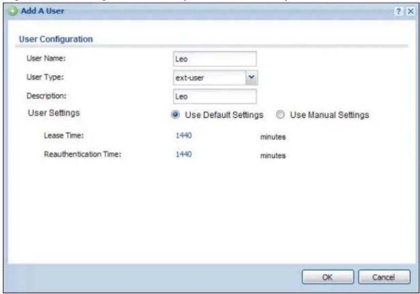 ZYXEL iCard 300U UAG5100 - Set Up User Accounts - 1