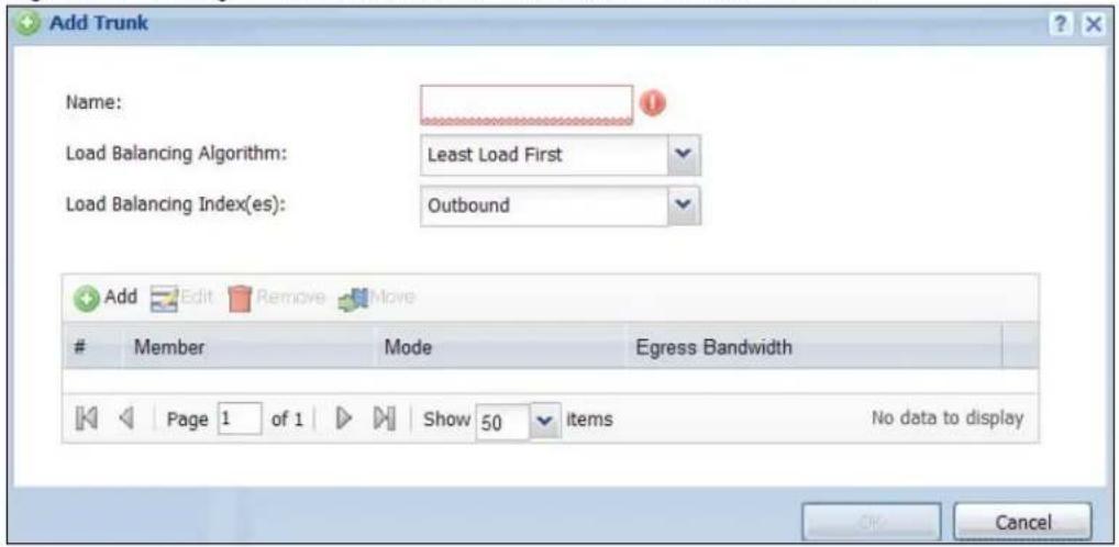 ZYXEL iCard 300U UAG5100 - Configuring a User-Defined Trunk - 1