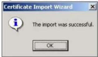 ZYXEL iCard 300U UAG5100 - Installing Your Personal Certificate(s) - 6