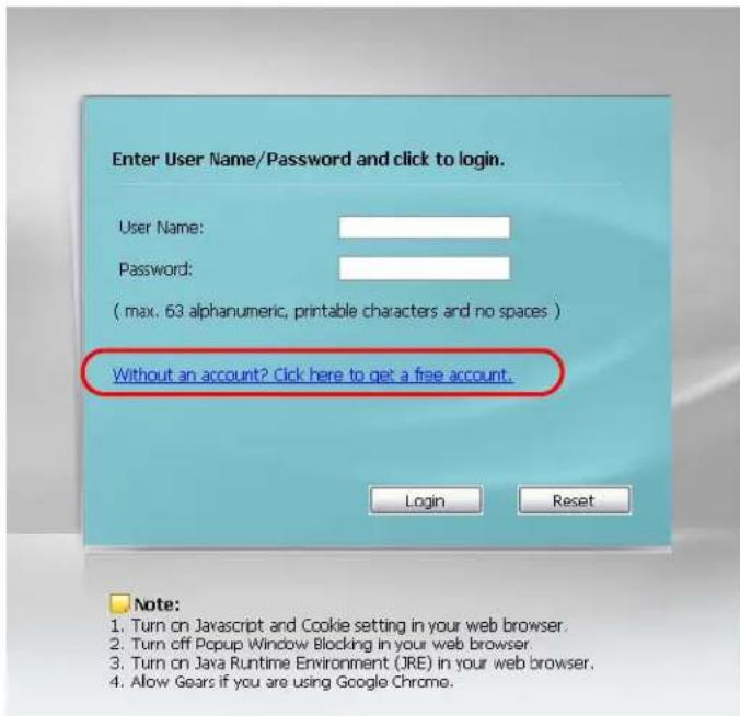 ZYXEL iCard 300U UAG5100 - Generate a Free Guest Account - 2