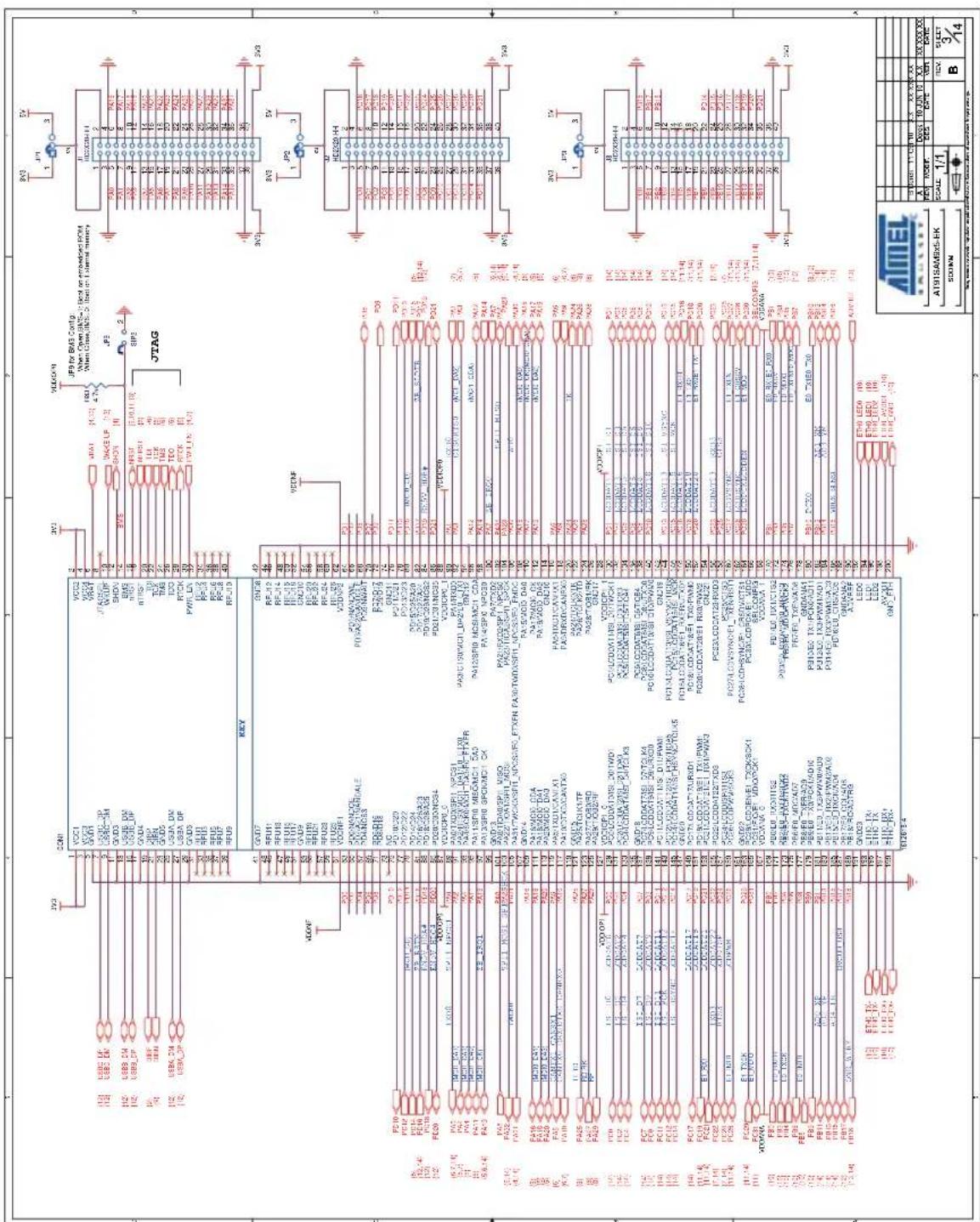 Electrical schematic diagram with component labels, pinouts, and wiring connections for a power system or circuit board layout.