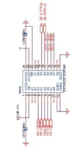 VDDNF 3VS MN18 1 2 3 4 5 6 7 8 9 10 11 12 VCCA VCCB1 23 22 21 20 19 18 17 16 15 14 13 CO13000h P017 A5F P016 A4D P020 B P018 B P016 B A1 OE A2 R2 A3 R3 A4 B3 A5 D4 A6 B5 A7 R6 A8 R7 GND1 B8 GND2 GND3 SN74AVC8-245PWR 2D SLPTR (E) 2D RSTN (S)