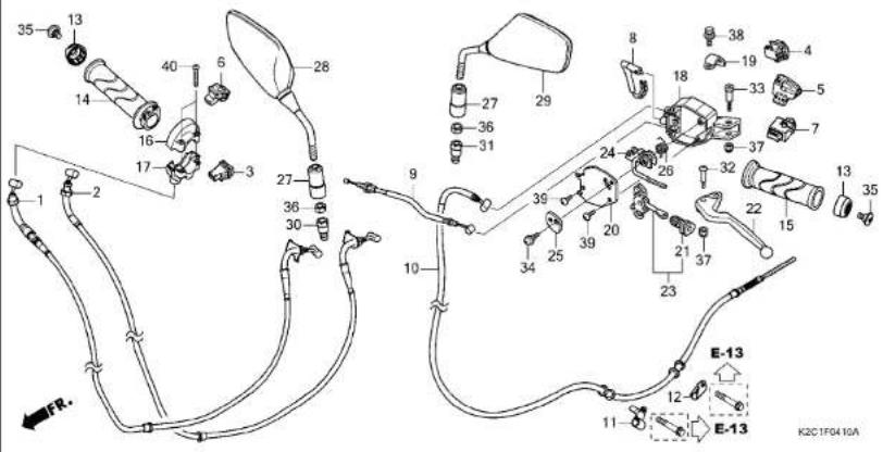 Honda Dio 110 (2023) - フューエルホース/チューブとビニールチューブ、および一般用チューブの使用について - 78
