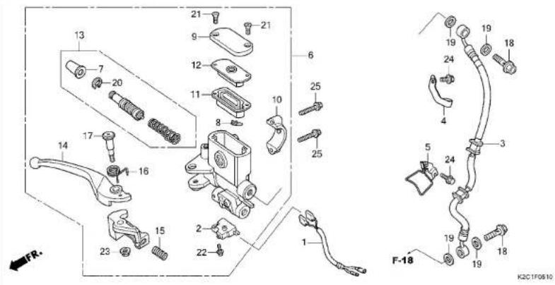 Honda Dio 110 (2023) - フューエルホース/チューブとビニールチューブ、および一般用チューブの使用について - 85