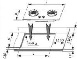a b d ≥50 c ≥150 ≥200 4-Rα