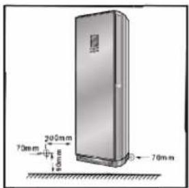 LG LP-W7275DAW - 安装室内机 - 1