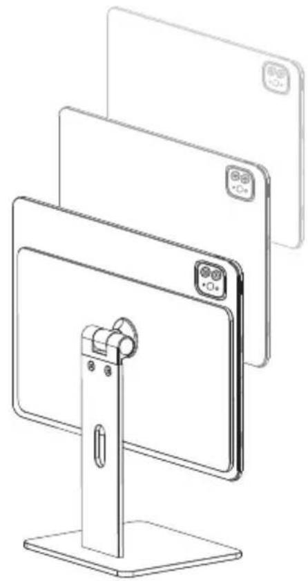 Gabor MTBS-20 - Attaching the iPad - 1