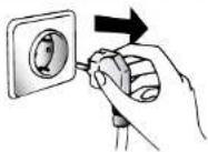 HOOVER VHD 9124D - WARNING: DURING THE WASHING CYCLE, THE WATER CAN REACH A TEMPERATURE OF 90°C. - 1