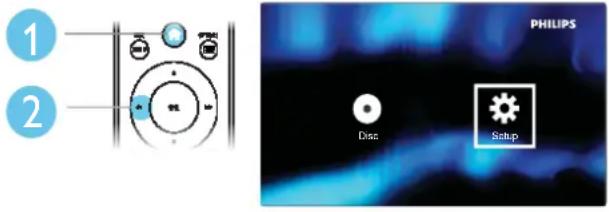 PHILIPS DVP3610 - Change settings - 1