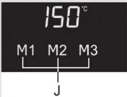150°C M1 M2 M3 J