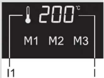 200°C M1 M2 M3 I1